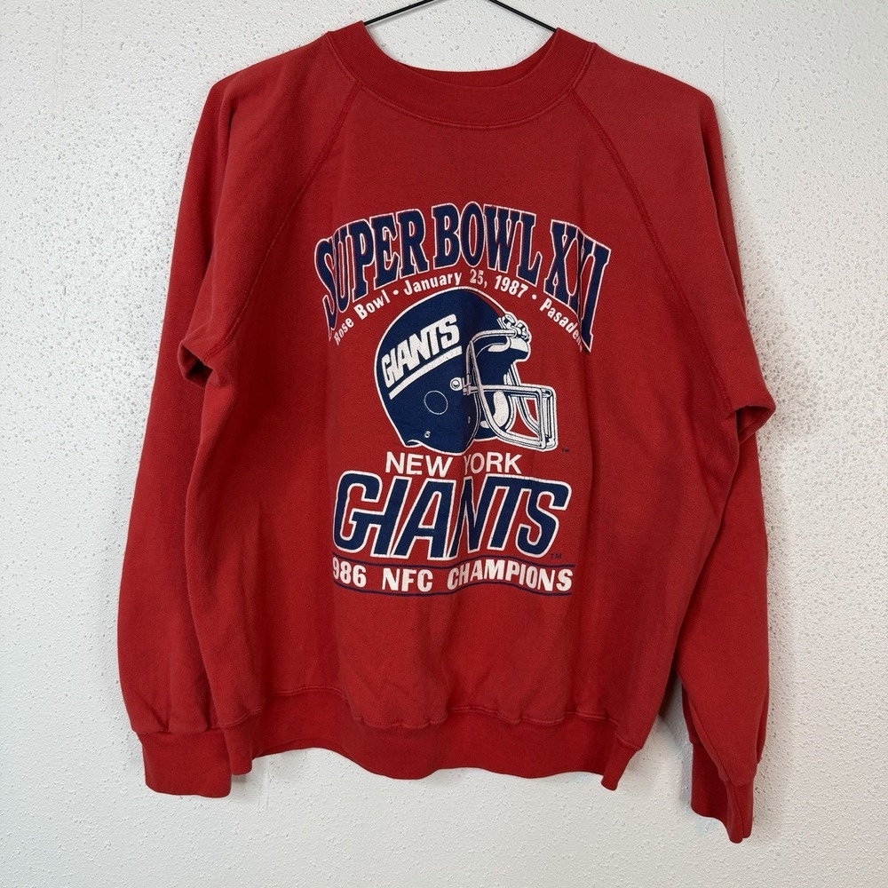 New York Giants Vintage 1987 Super Bowl XXI Crewneck Sweatshirt Size Large